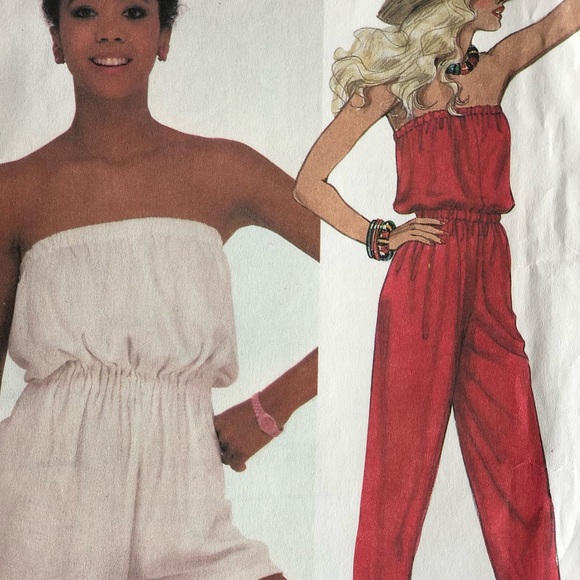 Vintage Rare Find McCall's 2030 Pattern Easy to Make Jumpsuit Sizes 10-14 UNCUT - Picture 2 of 3